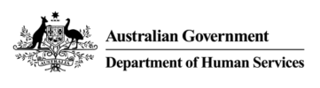 Logo for the Australian Department of Human Services