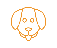 Icon to represent dog